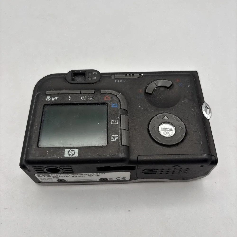 HP Photosmart R707 5.1 MP Digital Camera 3x Optical Zoom - Silver - Tested Works